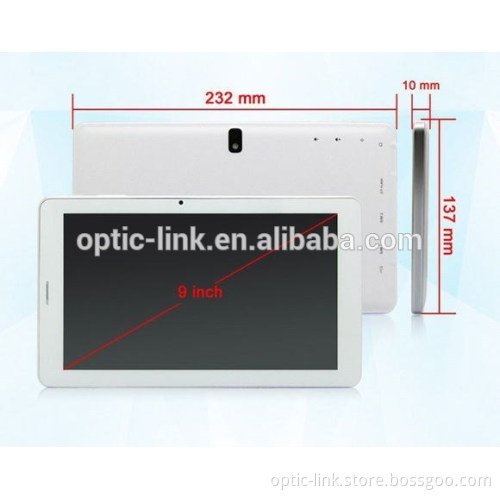 9 inch Phablet 2G phone call tablet Dual sim card GSM 4 bands build-in Wifi bluetooth